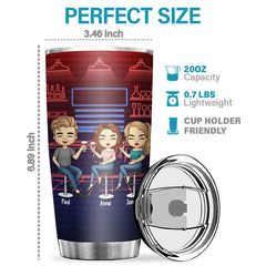 Besties Keeping Each Other Sane - Besties Personalized Tumbler - Christmas Gift For Best Friends. BFF. Sisters