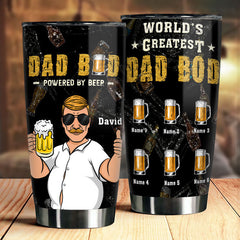 World's Greatest Dad Bod - Gift For Dad. Personalized Tumbler