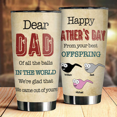 From Your Best Offspring - Personalized Tumbler - Gift For Dad. Gift For Father's Day