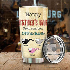 From Your Best Offspring - Personalized Tumbler - Gift For Dad. Gift For Father's Day