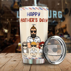 We Love You Every Day - Personalized Tumbler - Gift For Dad. Grandpa. Gift For Father's Day