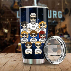 Daddy & Papa. I Rock Them Both - Personalized Tumbler - Gift For Dad. Gift For Grandpa