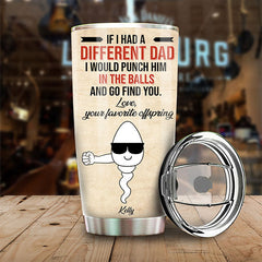 Happy Father's Day Thanks For Being My Dad - Gift For Dad. Gift For Father's Day - Personalized Tumbler