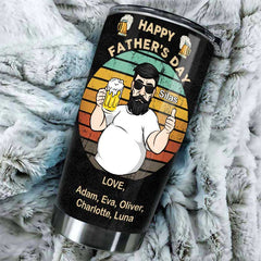 No Matter What Life Throws At You - Gift For Dad. Gift For Father's Day - Personalized Tumbler