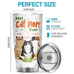 I Work Hard So My Cats Can Have A Better Life - Personalized Tumbler - Gift For Cat Lovers. Cat Owners. Cat Gift. Gift For Pet Lovers