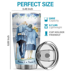 I Would Give You The Ability To See Yourself Through My Eyes - Personalized Tumbler - To My Wife. Gift For Wife. Anniversary. Engagement. Wedding. Marriage Gift