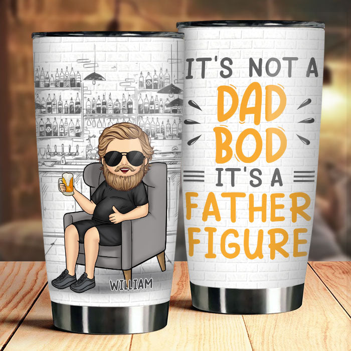 It's An Adorable Father Figure  - Gift For Dad. Grandpa - Personalized Tumbler