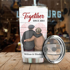 The Rest Of Our Lives - Personalized Tumbler - Gift For Couples. Husband Wife
