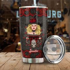 I Have Two Titles Princess And Witch - Personalized Tumbler - Gift For Yourself. Halloween Gift