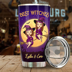 Best Witches. Classy Sassy And A Bit Smart Assy - Personalized Witch Tumbler - Gift For Witches. Bestie. Best Friend. Sister. Birthday Gift For Bestie And Friend. Halloween Gift