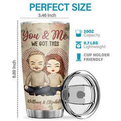 Happily Annoying Each Other & Still Going Strong - Personalized Tumbler - Gift For Couple. Husband Wife. Anniversary. Engagement. Wedding. Marriage Gift