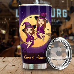 You're My Favorite Witch To Witch About Witches With - Personalized Witch Tumbler - Gift For Witches. Bestie. Best Friend. Sister. Birthday Gift For Bestie And Friend. Halloween Gift