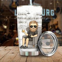 It's An Adorable Father Figure  - Gift For Dad. Grandpa - Personalized Tumbler