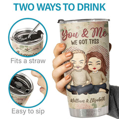 Happily Annoying Each Other & Still Going Strong - Personalized Tumbler - Gift For Couple. Husband Wife. Anniversary. Engagement. Wedding. Marriage Gift