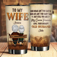 Love. Your Grumpy Old Husband - Personalized Tumbler - Gift For Couples. Husband Wife