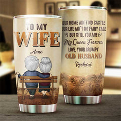 Love. Your Grumpy Old Husband - Personalized Tumbler - Gift For Couples. Husband Wife