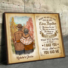 Staying Together Is The Only Precious Thing - Personalized Horizontal Canvas - Gift For Couples. Husband Wife