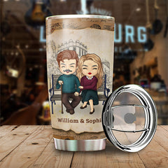 Our Love Story Is My Favorite - Gift For Couples. Personalized Tumbler