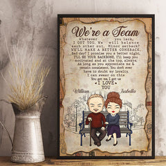 I Promise You A Better Night - Gift For Couples. Personalized Vertical Poster