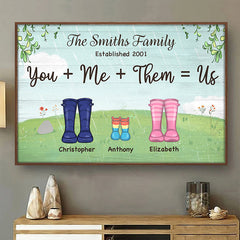 You Know We Belong Together - Personalized Horizontal Poster