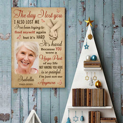 I've Been Trying To Find Myself Again - Upload Image. Personalized Vertical Poster