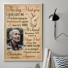 I've Been Trying To Find Myself Again - Upload Image. Personalized Vertical Poster