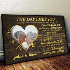 You're The One Whom My Soul Loves - Upload Image. Gift For Couples. Husband Wife - Personalized Horizontal Poster
