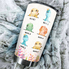 Mother is Walking (Dinosaur) - Personalized Tumbler