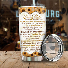 Mother And Daughter Forever Linked Together - Gift For Daughter. Personalized Tumbler