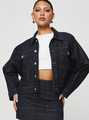 Hughes Jacket Dark Wash Denim