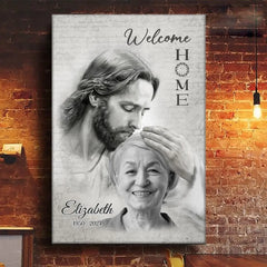 Custom Photo Remembering You With Love - Memorial Personalized Custom Vertical Canvas - Sympathy Gift For Family Members. Pet Owners. Pet Lovers