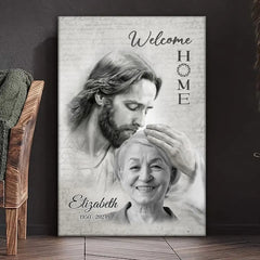 Custom Photo Remembering You With Love - Memorial Personalized Custom Vertical Canvas - Sympathy Gift For Family Members. Pet Owners. Pet Lovers