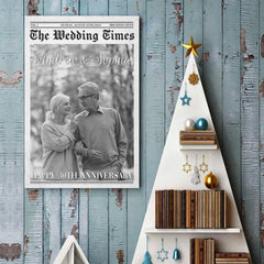 Custom Photo Embracing Life's Journey. Hand In Hand - Couple Personalized Custom Vertical Poster - Gift For Husband Wife. Anniversary