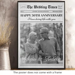 Custom Photo I Love Doing Life With You - Couple Personalized Custom Vertical Poster - Gift For Husband Wife. Anniversary