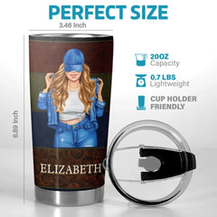 A Proud Embodiment - Bestie Personalized Custom Tumbler - Gift For Best Friends. BFF. Sisters