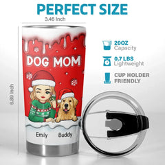 Every Pet Is A Tiny Bit Of Heaven - Dog & Cat Personalized Custom 3D Inflated Effect Printed Tumbler - Christmas Gift For Pet Owners. Pet Lovers