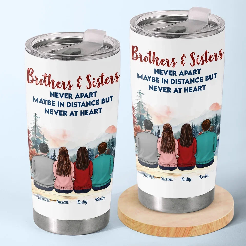 The Greatest Gift Our Parents Gave Us Was Each Other - Family Personalized Custom Tumbler - Christmas Gift For Family Members. Siblings. Brothers. Sisters