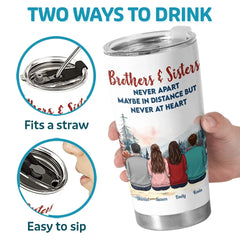 The Greatest Gift Our Parents Gave Us Was Each Other - Family Personalized Custom Tumbler - Christmas Gift For Family Members. Siblings. Brothers. Sisters