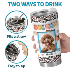 Custom Photo Furry Faces Make Every Moment More Joyful - Dog & Cat Personalized Custom 3D Inflated Effect Printed Tumbler - Christmas Gift For Pet Owners. Pet Lovers