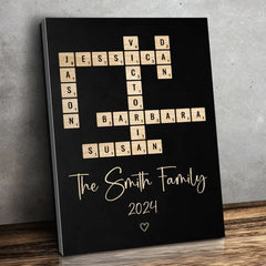 Creating Memories - Family Personalized Custom Vertical Canvas - Gift For Family Members