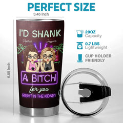 Drinks Taste Better With You - Bestie Personalized Custom Tumbler - Christmas Gift For Best Friends. BFF. Sisters