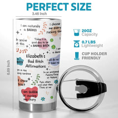 Self-Love Is The Key To Life - Friend Personalized Custom Tumbler - Christmas Gift. Birthday Gift For Best Friends. Family Members. Coworkers. Yourself