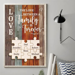 Together We Make A Family - Family Personalized Custom Vertical Poster - Gift For Family Members