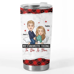 To Me. You Are Perfect - Couple Personalized Custom Tumbler - Gift For Husband Wife. Anniversary