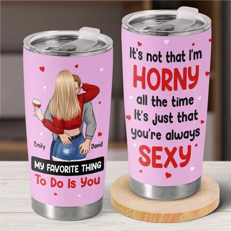 My Love. My Life - Couple Personalized Custom Tumbler - Gift For Husband Wife. Anniversary