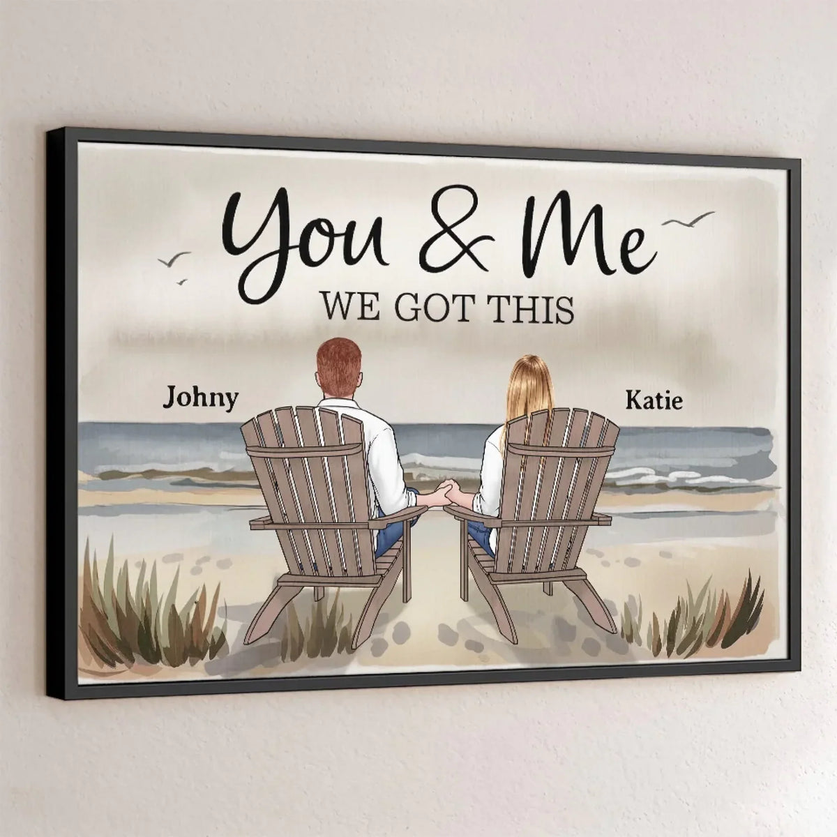 You're My Forever - Couple Personalized Custom Horizontal Poster - Gift For Husband Wife. Anniversary