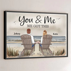 You're My Forever - Couple Personalized Custom Horizontal Poster - Gift For Husband Wife. Anniversary