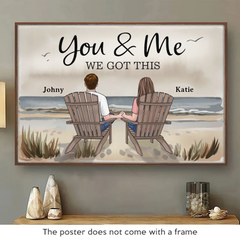 You're My Forever - Couple Personalized Custom Horizontal Poster - Gift For Husband Wife. Anniversary