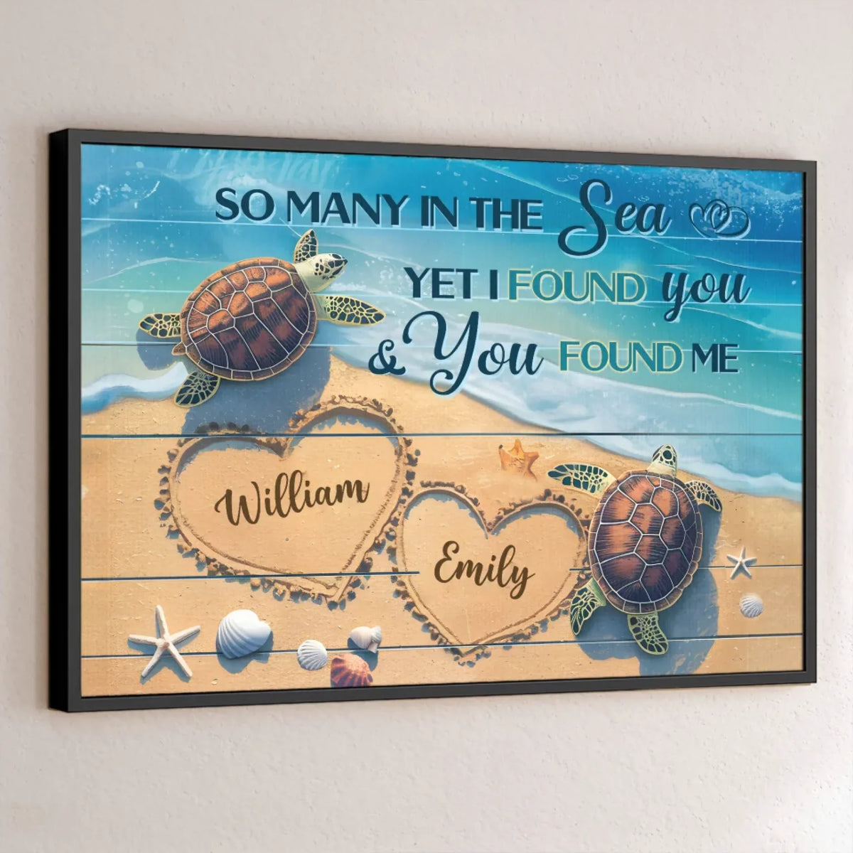 I Love You Completely. Just As You Are - Couple Personalized Custom Horizontal Poster - Gift For Husband Wife. Anniversary