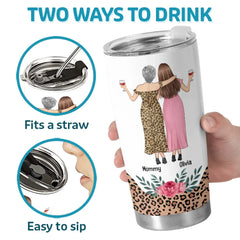 I Will Always Be With You - Family Personalized Custom Tumbler - Gift For Mom. Daughter